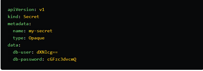 Secret configuration