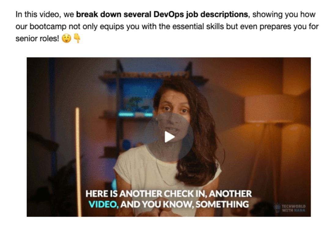 Job Posts and Career Advice by TechWorld with Nana DevOps Bootcamp